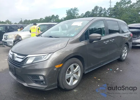2018 Honda Odyssey Ex-L из США, поврежденный, VIN 5FNRL6H78JB090908